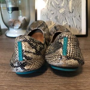 Snake print Tieks size 9